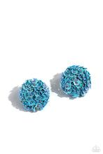 Load image into Gallery viewer, five-dollar-jewelry-corsage-character-blue-post earrings-paparazzi-accessories
