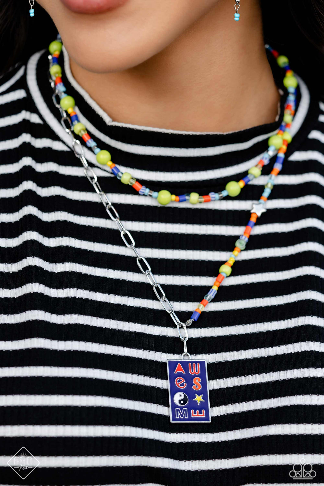 Open Door Jewelry - Curated Collision - Multi Necklace - Paparazzi Accessories