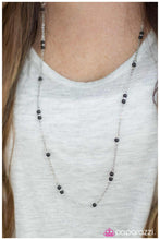 Load image into Gallery viewer, five-dollar-jewelry-desert-diablo-black-necklace-paparazzi-accessories
