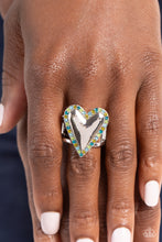 Load image into Gallery viewer, Open Door Jewelry - Smitten Shimmer - Green Ring - Paparazzi Accessories
