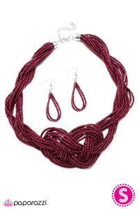 Open Door Jewelry - Standing Ovation - Pink Necklace - Paparazzi Accessories