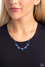 Load image into Gallery viewer, Open Door Jewelry - ECLECTIC Heart - Blue Necklace - Paparazzi Accessories
