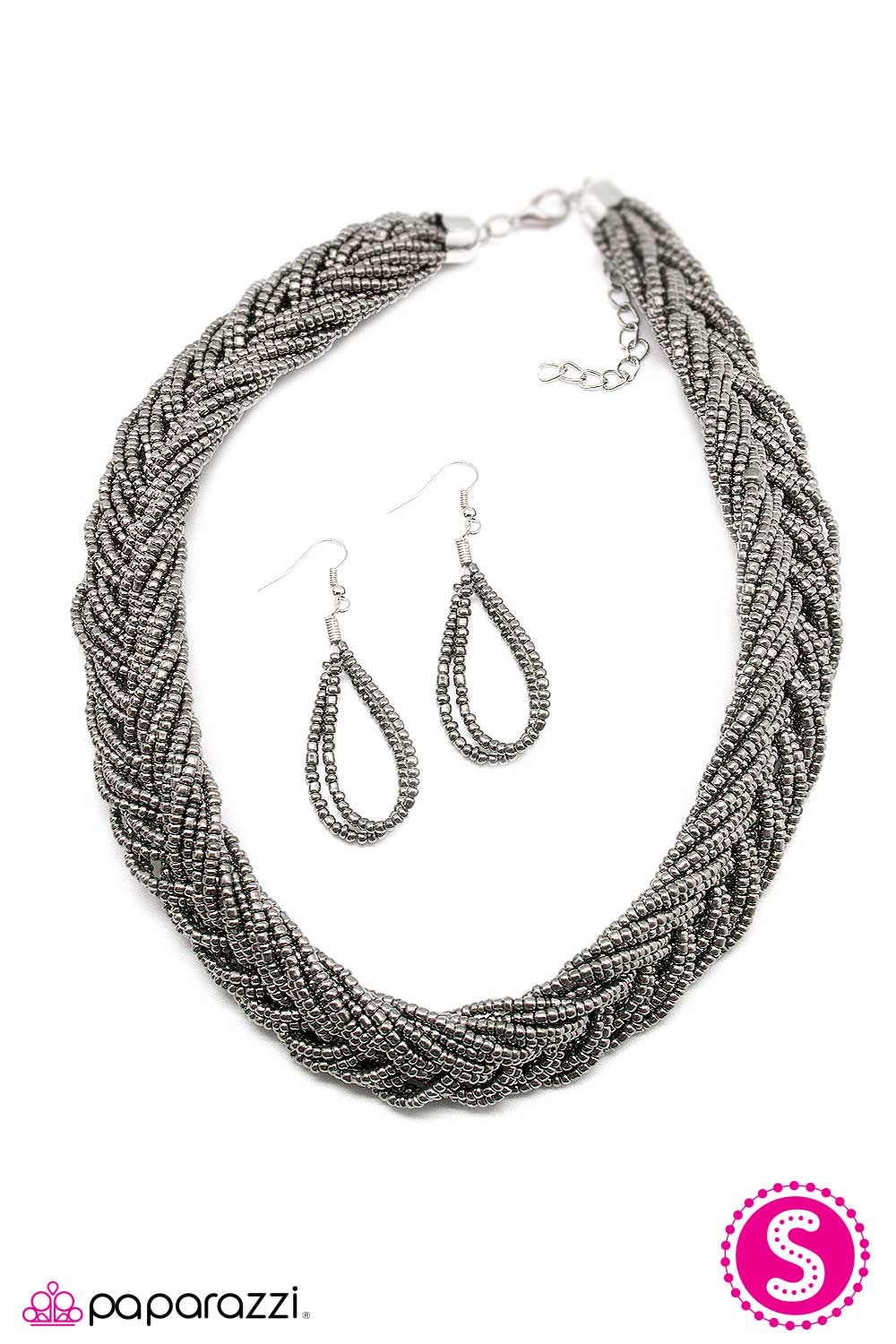 Open Door Jewelry - All You BEAD Is Love - Silver Necklace - Paparazzi Accessories