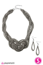 Load image into Gallery viewer, Open Door Jewelry - Standing Ovation - Silver Necklace - Paparazzi Accessories
