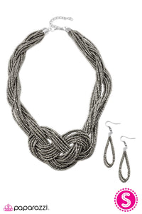 Open Door Jewelry - Standing Ovation - Silver Necklace - Paparazzi Accessories