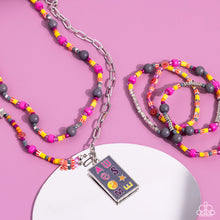 Load image into Gallery viewer, Open Door Jewelry - Curated Collision - Silver Necklace - Paparazzi Accessories

