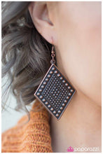 Load image into Gallery viewer, five-dollar-jewelry-country-clubbin-copper-earrings-paparazzi-accessories
