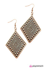 Load image into Gallery viewer, Open Door Jewelry - Country Clubbin - Copper Earrings - Paparazzi Accessories
