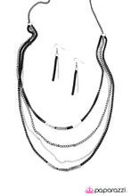 Load image into Gallery viewer, Open Door Jewelry - True Grit- Black Necklace - Paparazzi Accessories
