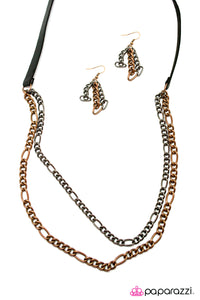 Open Door Jewelry - Wildcat - Copper Necklace - Paparazzi Accessories
