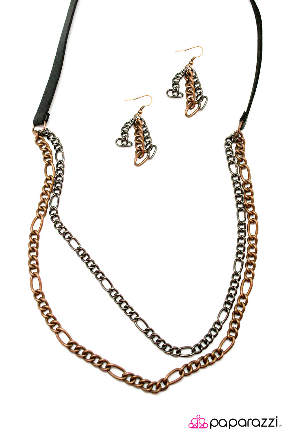 Open Door Jewelry - Wildcat - Copper Necklace - Paparazzi Accessories