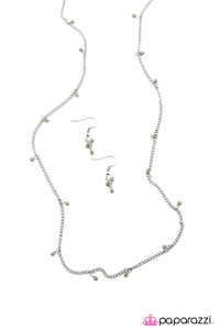 Open Door Jewelry - Small Town Girl - Green Necklace - Paparazzi Accessories