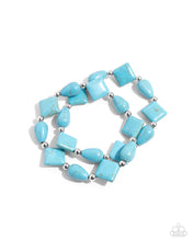 Load image into Gallery viewer, five-dollar-jewelry-earthy-riser-blue-bracelet-paparazzi-accessories

