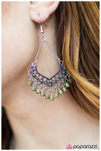 Load image into Gallery viewer, five-dollar-jewelry-on-a-magic-carpet-ride-green-earrings-paparazzi-accessories
