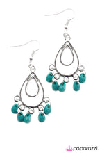 Load image into Gallery viewer, Open Door Jewelry - Bahama Mama - Blue Earrings - Paparazzi Accessories
