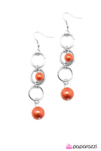 Load image into Gallery viewer, Open Door Jewelry - Blast Off- Orange Earrings - Paparazzi Accessories
