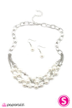 Load image into Gallery viewer, Open Door Jewelry - Behave Yourself - White Necklace - Paparazzi Accessories
