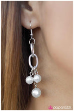 Load image into Gallery viewer, five-dollar-jewelry-best-day-ever-white-earrings-paparazzi-accessories
