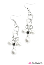 Load image into Gallery viewer, Open Door Jewelry - Best Day Ever - White Earrings - Paparazzi Accessories
