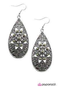 Open Door Jewelry - Day By Day - Green Earrings - Paparazzi Accessories