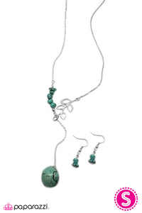 Open Door Jewelry - Standing My Ground - Blue Necklace - Paparazzi Accessories