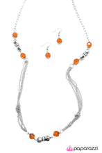 Load image into Gallery viewer, Open Door Jewelry - All Dolled Up - Orange Necklace - Paparazzi Accessories
