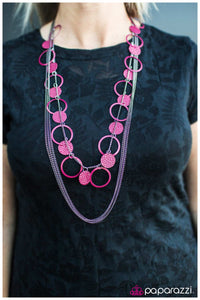 five-dollar-jewelry-saturday-night-fever-pink-necklace-paparazzi-accessories