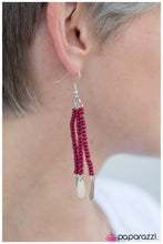 Load image into Gallery viewer, five-dollar-jewelry-desert-serenade-pink-earrings-paparazzi-accessories
