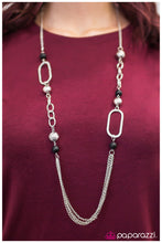 Load image into Gallery viewer, five-dollar-jewelry-the-start-of-something-beautiful-black-necklace-paparazzi-accessories
