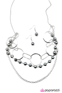 Open Door Jewelry - Parade Of Lights - Silver Necklace - Paparazzi Accessories