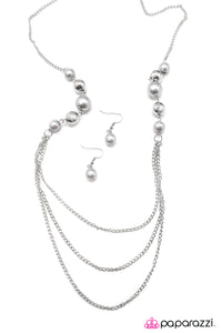 Open Door Jewelry - The Outer Limits - Silver Necklace - Paparazzi Accessories