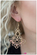 Load image into Gallery viewer, five-dollar-jewelry-not-just-a-pretty-face-gold-earrings-paparazzi-accessories

