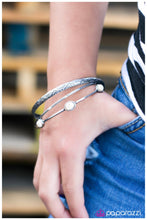 Load image into Gallery viewer, five-dollar-jewelry-stonehenge-white-bracelet-paparazzi-accessories
