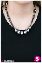 Load image into Gallery viewer, five-dollar-jewelry-nowhere-i-would-rather-be-black-necklace-paparazzi-accessories
