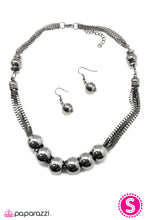 Load image into Gallery viewer, Open Door Jewelry - Nowhere I Would Rather Be - Black Necklace - Paparazzi Accessories
