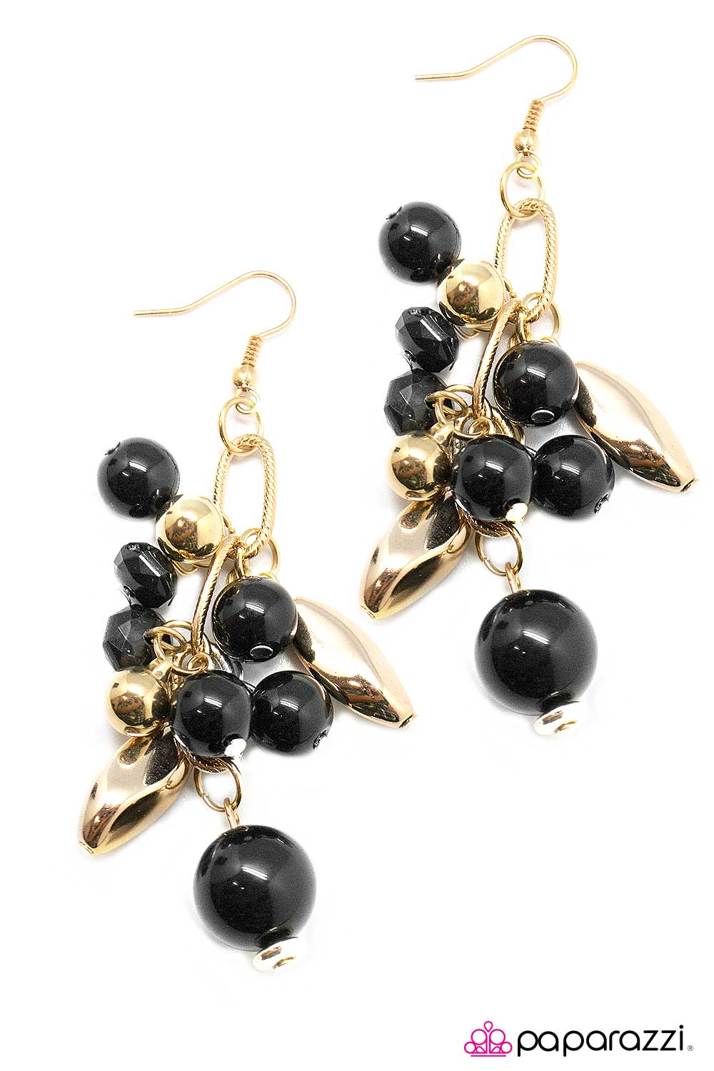 Open Door Jewelry - Busybody - Black Earrings - Paparazzi Accessories