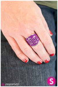 five-dollar-jewelry-aztec-heir-purple-ring-paparazzi-accessories