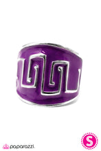 Load image into Gallery viewer, Open Door Jewelry - Aztec Heir - Purple Ring - Paparazzi Accessories
