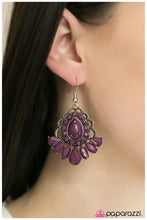 Load image into Gallery viewer, five-dollar-jewelry-mama-mia-purple-earrings-paparazzi-accessories
