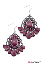 Load image into Gallery viewer, Open Door Jewelry - Mama Mia - Purple Earrings - Paparazzi Accessories

