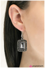 Load image into Gallery viewer, five-dollar-jewelry-fairest-of-them-all-silver-earrings-paparazzi-accessories

