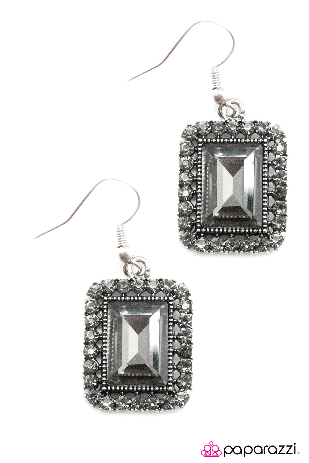 Open Door Jewelry - Fairest Of Them All - Silver Earrings - Paparazzi Accessories