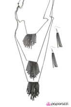Load image into Gallery viewer, Open Door Jewelry - Everything Falls Into Place - Black Necklace - Paparazzi Accessories
