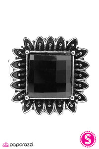 Open Door Jewelry - Rio Rancho - Black Ring - Paparazzi Accessories