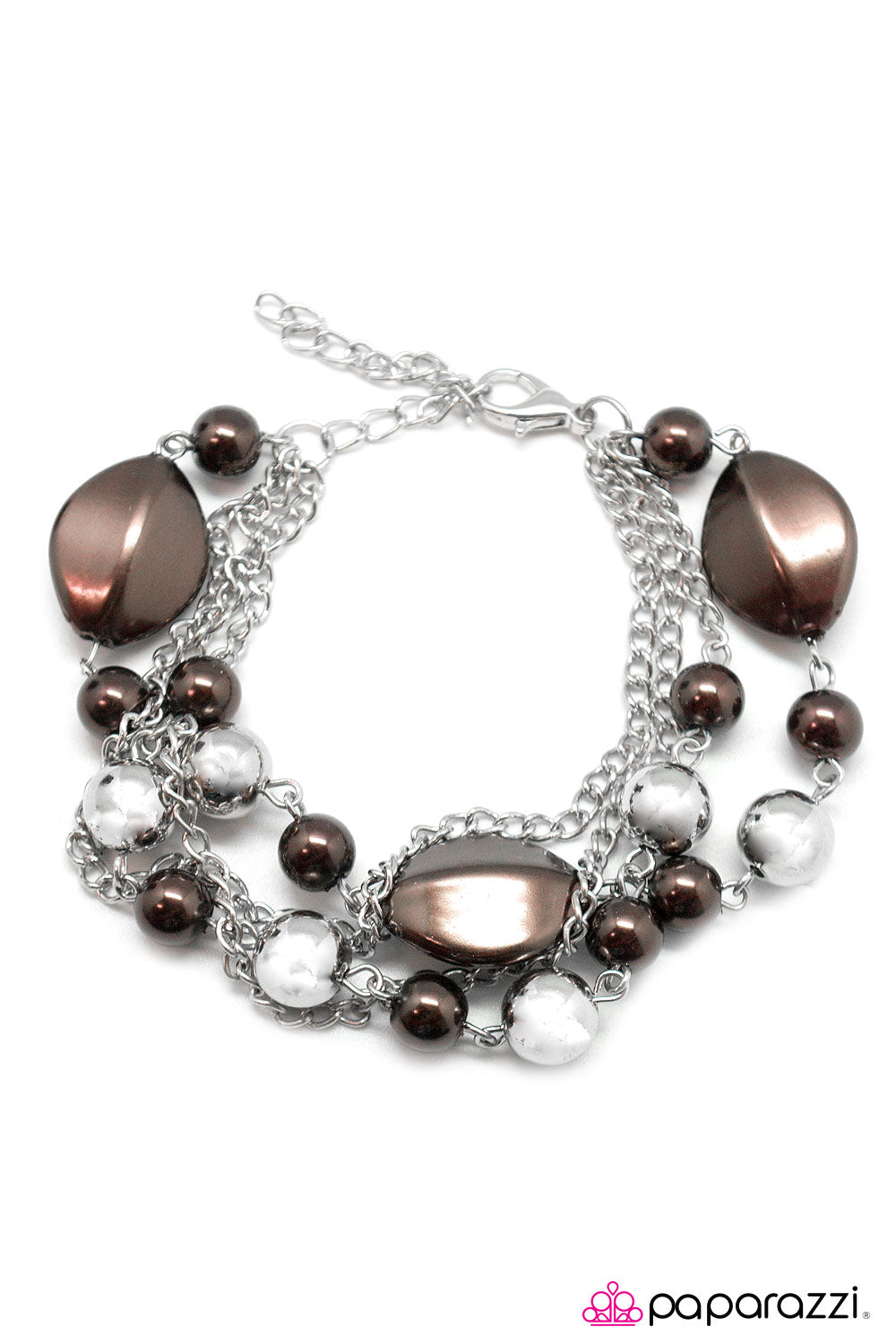 Open Door Jewelry - Jersey Girl - Brown Bracelet - Paparazzi Accessories