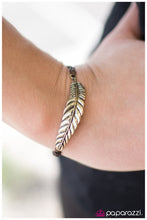 Load image into Gallery viewer, five-dollar-jewelry-under-the-feather-brass-bracelet-paparazzi-accessories
