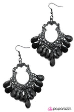 Load image into Gallery viewer, Open Door Jewelry - Drop It! - Black Earrings - Paparazzi Accessories

