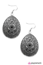 Load image into Gallery viewer, Open Door Jewelry - A Drop In The Bucket - Black Earrings - Paparazzi Accessories
