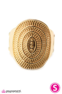 Open Door Jewelry - The Grand Prairie - Gold Ring - Paparazzi Accessories
