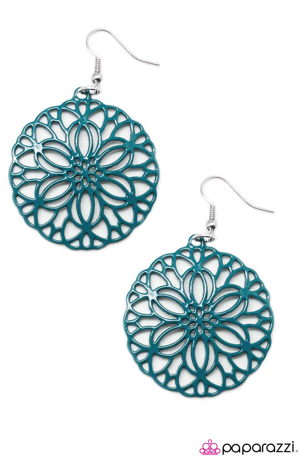 Open Door Jewelry - Glamour Guru - Blue Earrings - Paparazzi Accessories